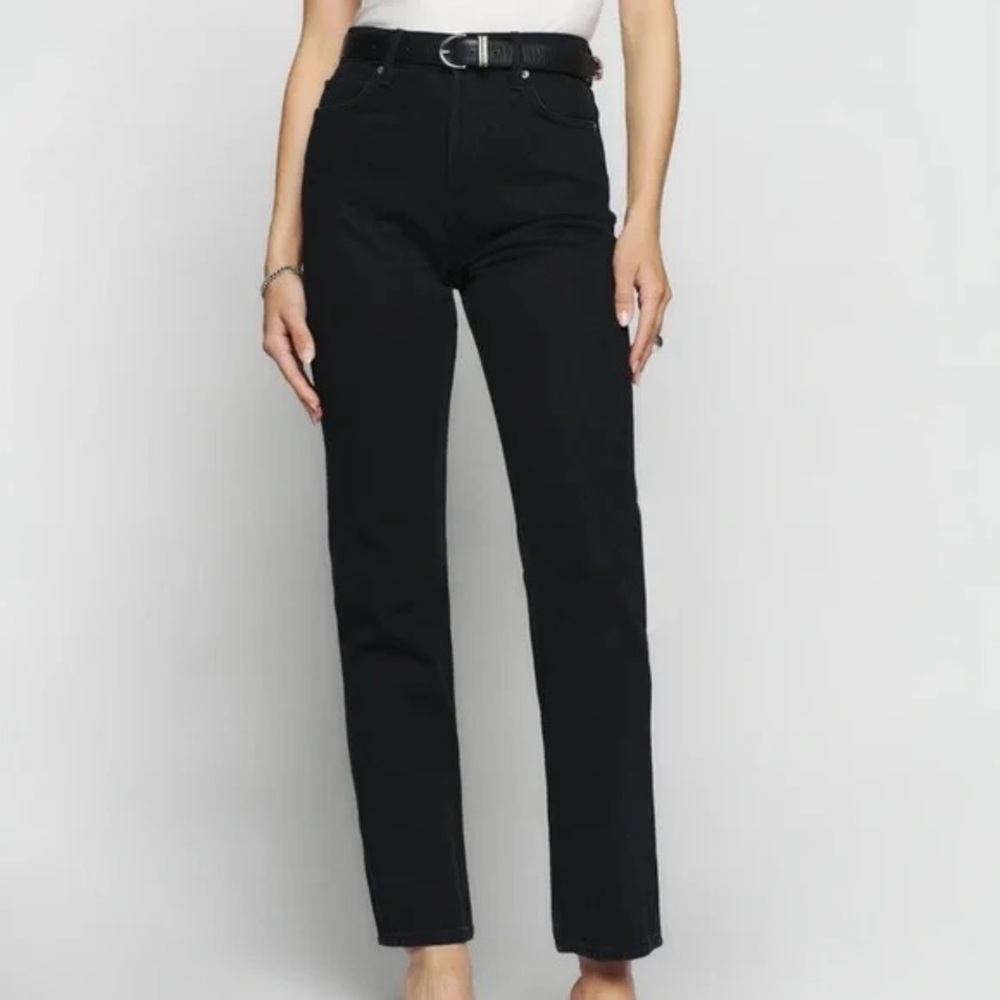 Reformation Cynthia High Rise Straight Jeans
